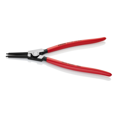 KNIPEX 46 11 A4 Sicherungsringzange für Außenringe auf Wellen mit Kunststoff überzogen schwarz atramentiert 320 mm