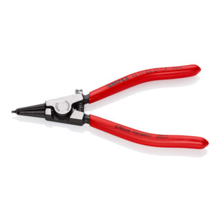 KNIPEX 46 11 G0 Sicherungsringzange für Greifringe auf Wellen mit Kunststoff überzogen schwarz atramentiert 140 mm