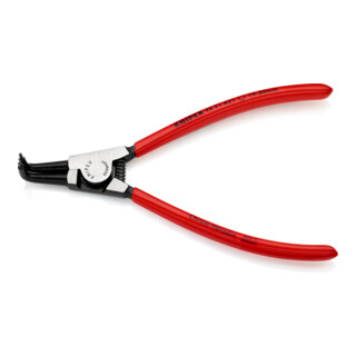 KNIPEX 46 21 A21 Sicherungsringzange für Außenringe auf Wellen mit Kunststoff überzogen schwarz atramentiert 170 mm