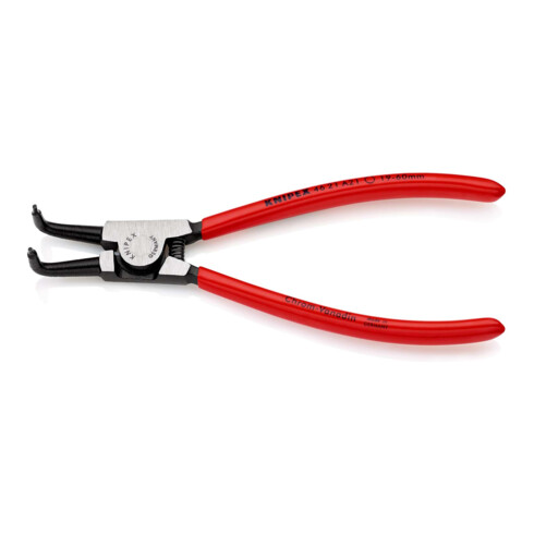KNIPEX 46 21 A21 Sicherungsringzange für Außenringe auf Wellen mit Kunststoff überzogen schwarz atramentiert 170 mm