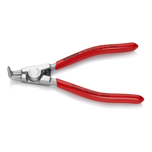 KNIPEX Pinza di precisione per anelli di sicurezza esterni su alberi 46 23 A01 cromata, 125mm