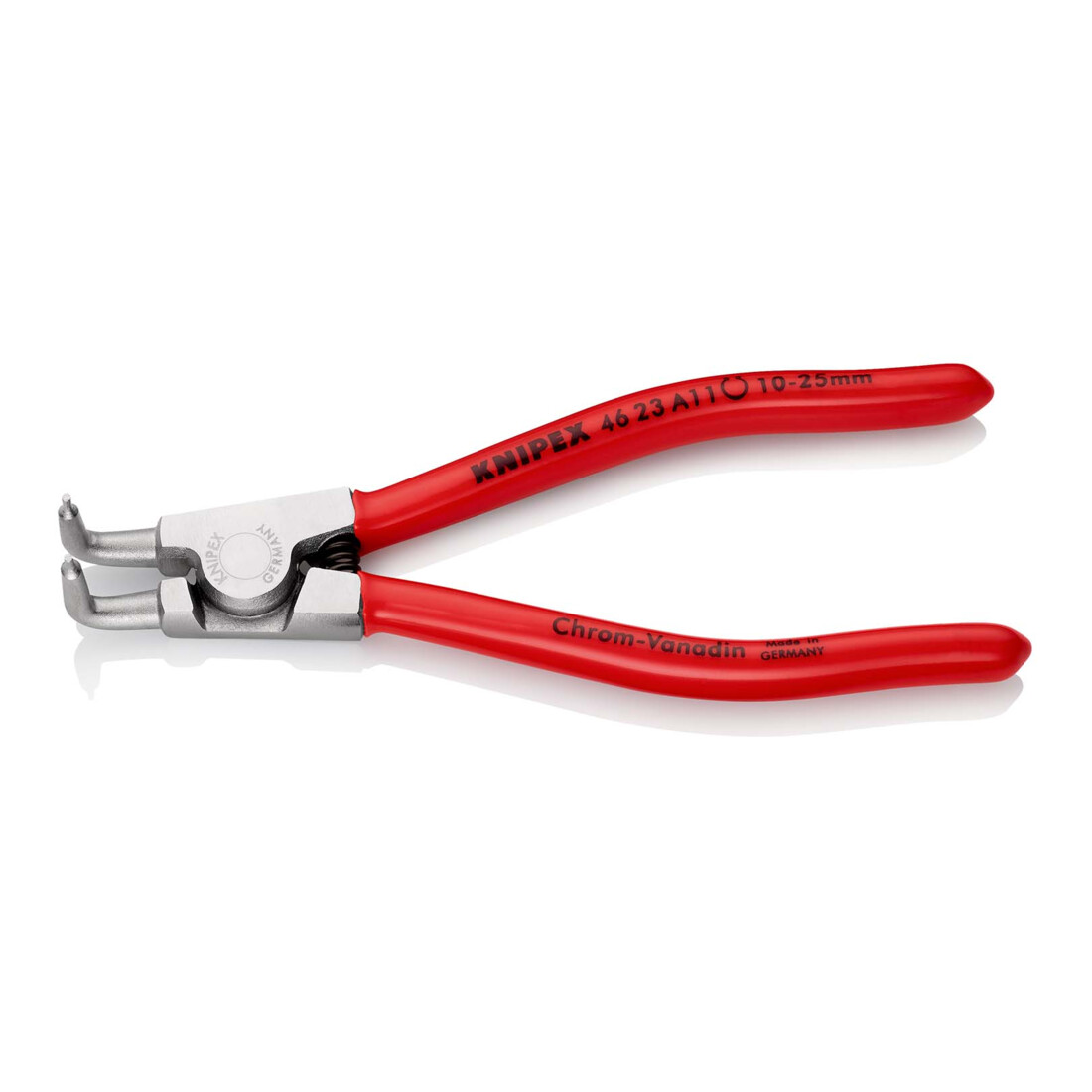 Knipex Sicherungsringzange verchromt mit Kunststoff überzogen