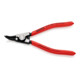 KNIPEX 46 31 A02 Sicherungsringzange für Außenringe auf Wellen 45° gewinkelt mit Kunststoff überzogen schwarz atramentiert 130 mm-1