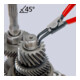 KNIPEX 46 31 A22 Sicherungsringzange für Außenringe auf Wellen 45° gewinkelt mit Kunststoff überzogen schwarz atramentiert 185 mm-3