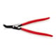 KNIPEX 46 31 A42 Borgveertang voor buitenringen op assen 45° schuin zwart geatramenteerd 310 mm-1