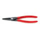 KNIPEX 48 11 J3 Präzisions-Sicherungsringzange für Innenringe in Bohrungen mit rutschhemmendem Kunststoff überzogen grau atramentiert 225 mm