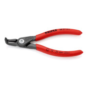 KNIPEX 48 21 J11 Präzisions-Sicherungsringzange für Innenringe in Bohrungen mit rutschhemmendem Kunststoff überzogen grau atramentiert 130 mm