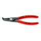 KNIPEX 48 21 J21 Präzisions-Sicherungsringzange für Innenringe in Bohrungen mit rutschhemmendem Kunststoff überzogen grau atramentiert 165 mm-1