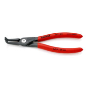 KNIPEX 48 21 J21 Präzisions-Sicherungsringzange für Innenringe in Bohrungen mit rutschhemmendem Kunststoff überzogen grau atramentiert 165 mm