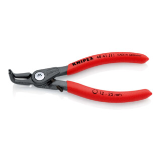 KNIPEX 48 41 J11 precisie-Borgveertang voor binnenringen in boringen grijs geatramenteerd 130 mm