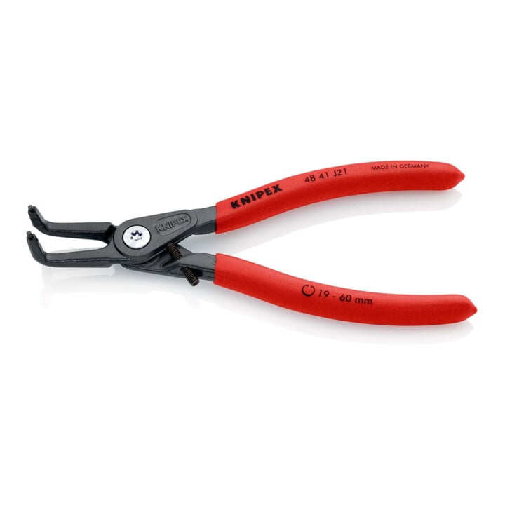 KNIPEX 48 41 J21 precisie-Borgveertang voor binnenringen in boringen grijs geatramenteerd 165 mm
