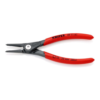 KNIPEX Präzisions-Sicherungsringzange für Außenringe auf Wellen grau atramentiert