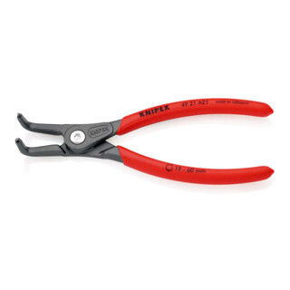 KNIPEX 49 21 A21 Precisie borgveertang voor buitenringen op assen grijs geatramenteerd 165 mm