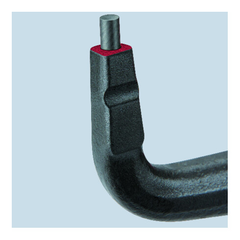 KNIPEX 49 21 A21 Precisie borgveertang voor buitenringen op assen grijs geatramenteerd 165 mm