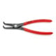 KNIPEX 49 21 A31 Präzisions-Sicherungsringzange für Außenringe auf Wellen mit rutschhemmendem Kunststoff überzogen grau atramentiert 210 mm