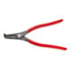 KNIPEX 49 21 A41 Präzisions-Sicherungsringzange für Außenringe auf Wellen mit rutschhemmendem Kunststoff überzogen grau atramentiert 305 mm