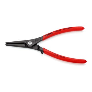 KNIPEX 49 31 A3 Precisie borgveertang voor buitenringen op assen met overtrekbeveiliging grijs geatramenteerd 225 mm