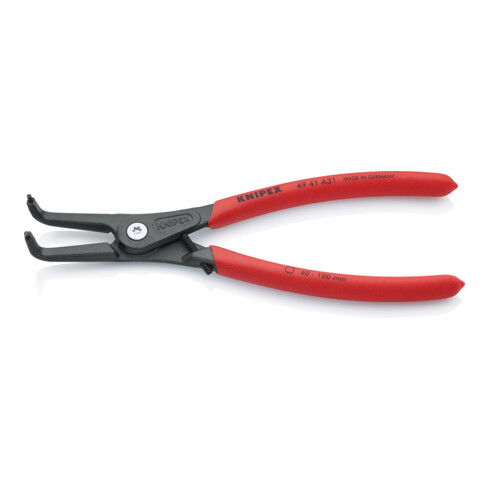 KNIPEX 49 41 A31 Precisie borgveertang voor buitenringen op assen grijs geatramenteerd 210 mm