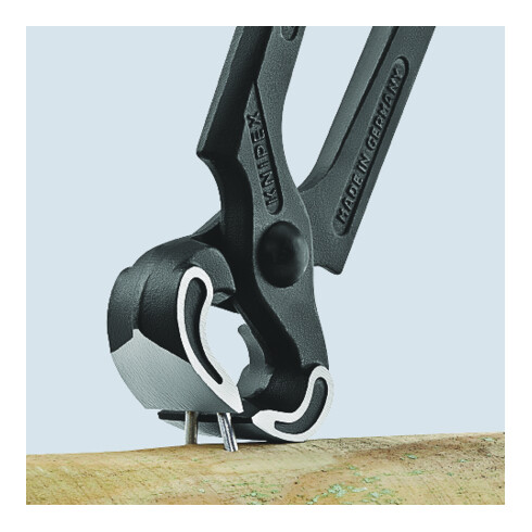 KNIPEX Kneifzange schwarz atramentiert Kunstoff-überzogene Griffe