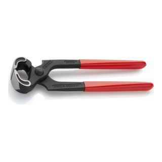 KNIPEX Kneifzange schwarz atramentiert Kunstoff-überzogene Griffe