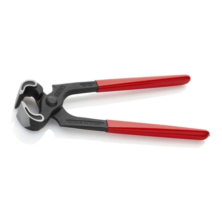 KNIPEX 50 01 225 Kneifzange mit Kunststoff überzogen schwarz atramentiert 225 mm