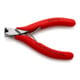KNIPEX 64 01 115 Elektronik-Vornschneider mit rutschhemmenden Kunststoff-Hüllen 115 mm