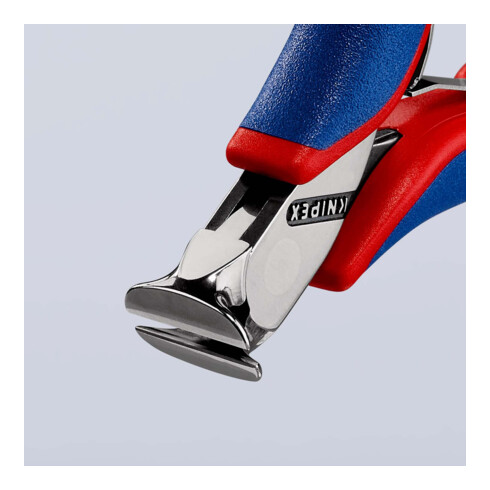 KNIPEX 64 02 115 Elektronik-Vornschneider mit Mehrkomponenten-Hüllen 115 mm