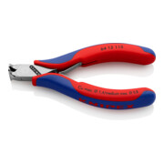 KNIPEX 64 12 115 Elektronik-Vornschneider mit Mehrkomponenten-Hüllen 115 mm