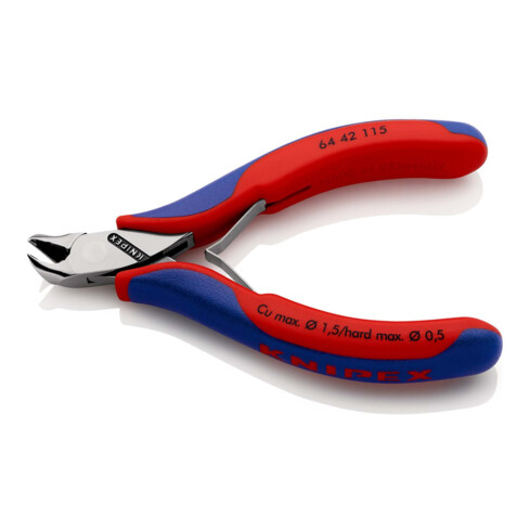 Elektr.-Vornschrägschn. 115mm ohne Facette Knipex