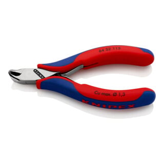 KNIPEX elektro voorsnijder schuine rand 115mm zonder facet