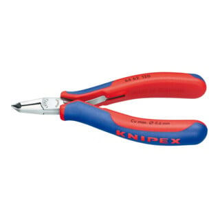 KNIPEX 64 62 120 Elektronik-Vornschneider mit Mehrkomponenten-Hüllen 120 mm