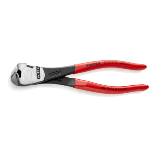 KNIPEX 67 01 160 Kraft-Vornschneider schwarz atramentiert 160 mm