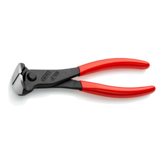 KNIPEX voorsnijder zwart geatramenteerd gepolijst kunststof gecoat
