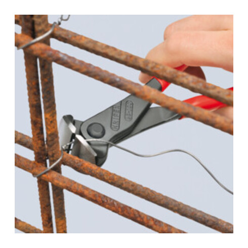 KNIPEX 68 01 200 EAN Vornschneider mit Kunststoff überzogen schwarz atramentiert 200 mm