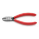 KNIPEX 70 01 125 EAN Seitenschneider mit Kunststoff überzogen schwarz atramentiert 125 mm-1