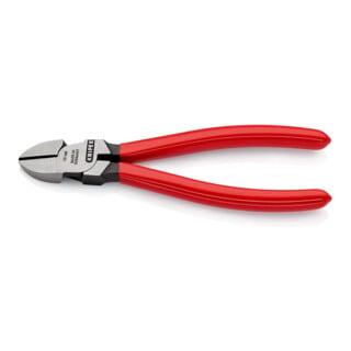 KNIPEX 70 01 160 Seitenschneider mit Kunststoff überzogen schwarz atramentiert 160 mm