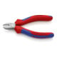 KNIPEX 70 02 125 Seitenschneider schwarz atramentiert 125 mm-4