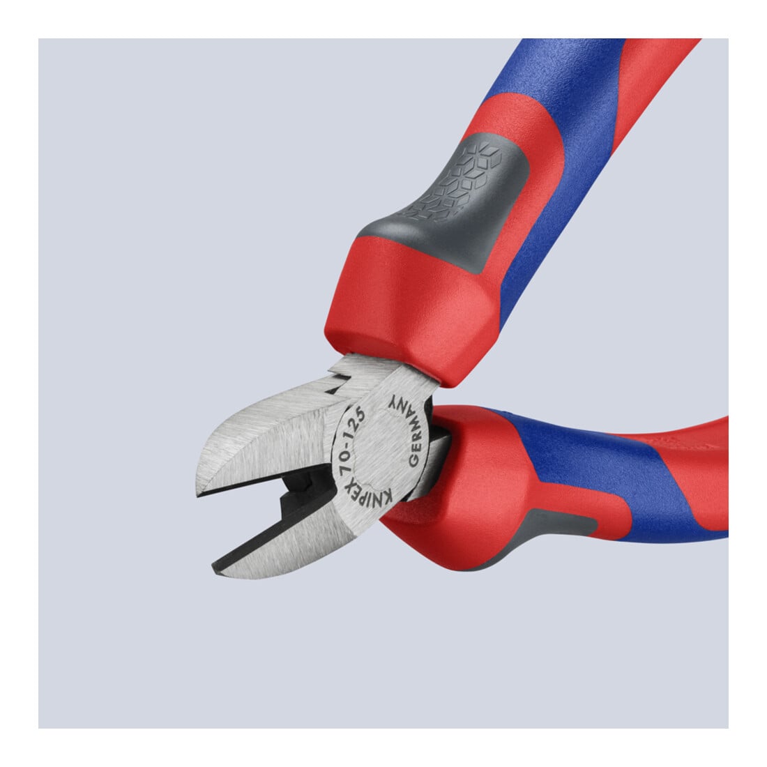 KNIPEX zijkniptang zwart geatramenteerd gepolijst met meer-componentengrepen