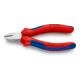 KNIPEX 70 05 125 Seitenschneider mit Comfort-Griffen verchromt 125 mm