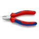 KNIPEX 70 05 125 Seitenschneider mit Comfort-Griffen verchromt 125 mm
