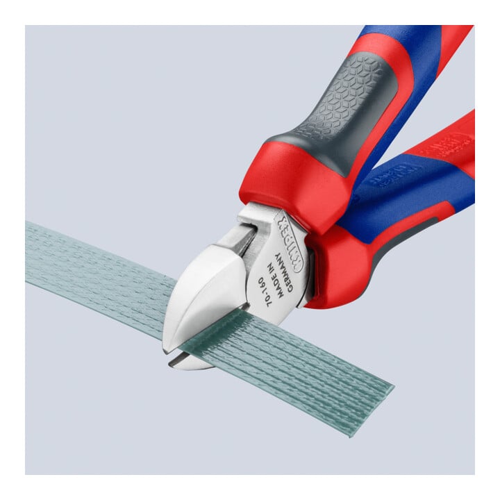 KNIPEX 70 05 160 Seitenschneider mit Comfort-Griffen verchromt 160 mm