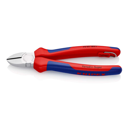 KNIPEX 70 05 180 T Seitenschneider mit Befestigungsöse verchromt 180 mm