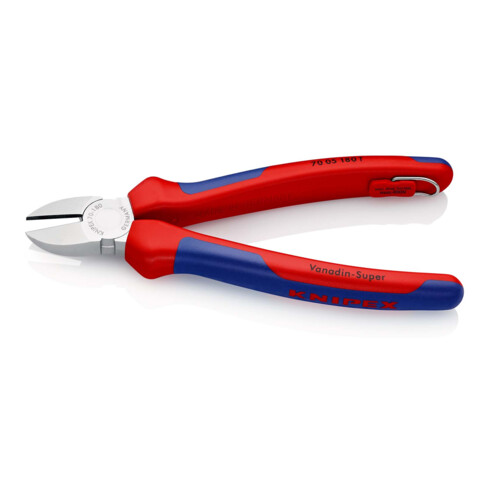 KNIPEX 70 05 180 T Seitenschneider mit Befestigungsöse verchromt 180 mm