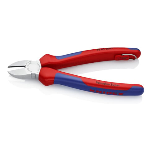 KNIPEX 70 05 180 T Zijsnijders met bevestigingsoog verchroomd 180 mm