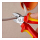 KNIPEX 70 06 160 T Seitenschneider isoliert mit Mehrkomponenten-Hüllen, VDE-geprüft; mit integrierter isolierter Befestigungsöse zum Anbringen einer Absturzsicherung verchromt 160 mm-2