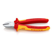 KNIPEX 70 06 180 Zijsnijders verchroomd VDE 180 mm-1