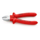KNIPEX 70 07 180 Seitenschneider tauchisoliert, VDE-geprüft verchromt 180 mm