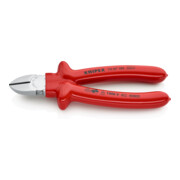 KNIPEX Zijsnijtang verchroomd 180mm gedompeld Geïsoleerd links