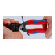 KNIPEX 71 02 200 CoBolt® Kompakt-Bolzenschneider mit schlanken Mehrkomponenten-Hüllen schwarz atramentiert 200 mm