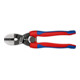 KNIPEX 71 22 200 CoBolt® Kompakt-Bolzenschneider mit schlanken Mehrkomponenten-Hüllen schwarz atramentiert 200 mm